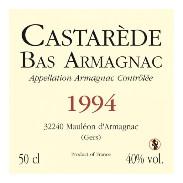 Armagnac Castarède 1994