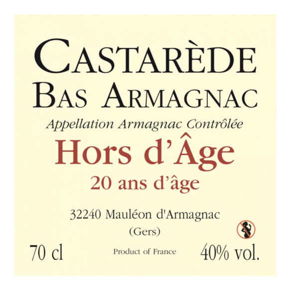 Armagnac Castarède Hors d'age
