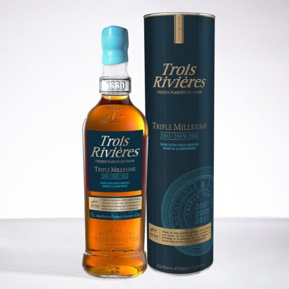 Rhum Agricole Trois Rivières triple millisime 2001-2005-2011